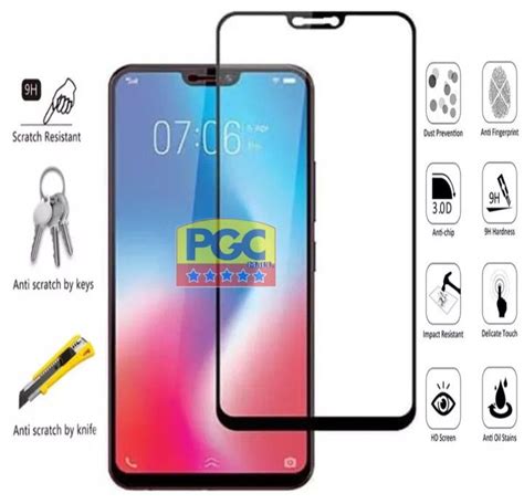 ANTI GORES FULL OPPO A3s A12E AX5 Realme C1 Tempered Glass