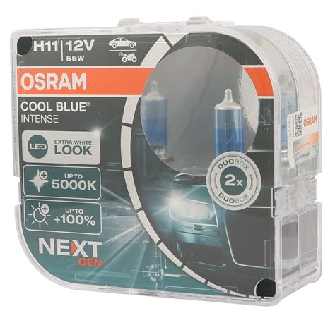 2 X Osram COOL BLUE Intense H11 12 V 55 W Campingshop Ch AG Der