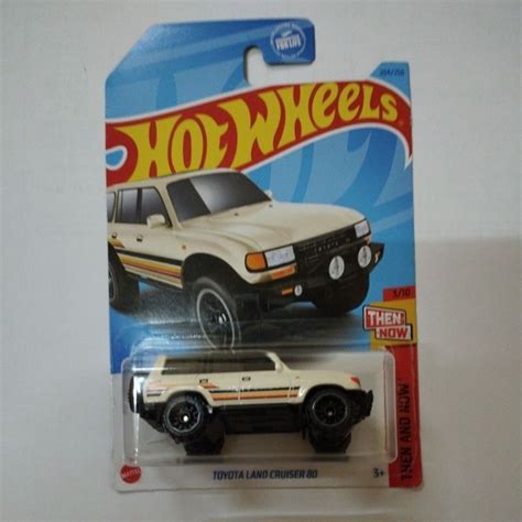 Hot Wheels Toyota Land Cruiser 80 HW Hot Trucks Then Now Series Mainline JDM US Card Shopee