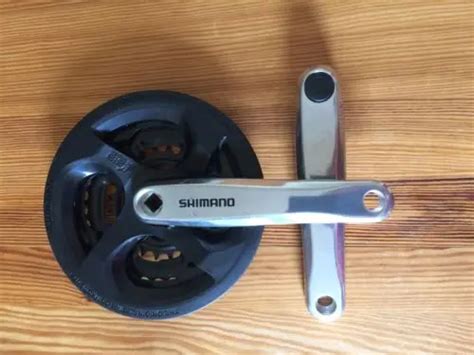 SHIMANO FC M131 CHAINSET CRANKS CHAINGUARD 42/34/24T NEW MOUNTAIN BIKE ...