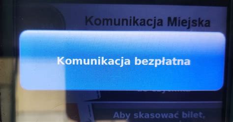 W środę 10 stycznia będzie bezpłatna komunikacja miejska Wiadomości