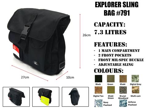 Explorer Sling Bag #791 | SoldierTalk (Military Products, Outdoor Gear ...