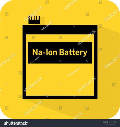 Na Ion Battery Future Concept Lithium Stock Vector (Royalty Free ...