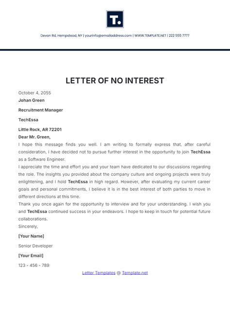 how to write a letter of interest 8