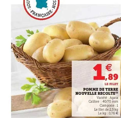 Promo Pomme De Terre Nouvelle Recolte Chez Super U Icatalogue Fr