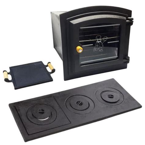 Kit Para Fogão A Lenha - Kit Fogão A Lenha Forno Tampa Vidro Chapa Grande E Bifetera - Laurindo ...