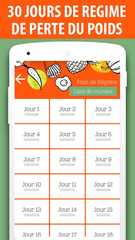 Perdre Du Poids Regime Et Exercices En 30 Jours Amazonfr Applis
