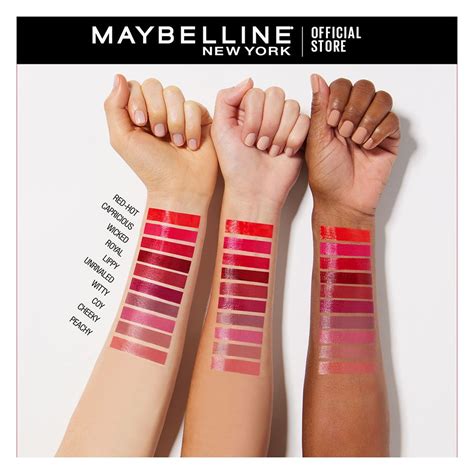 Order Maybelline New York Super Stay Vinyl Ink Longwear No Budge Liquid Lipcolor Red Hot