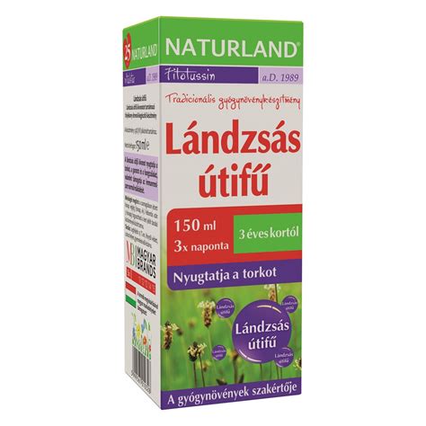Naturland lándzsás útifű 150 ml - Delfinbúvár Vegyesbolt Web