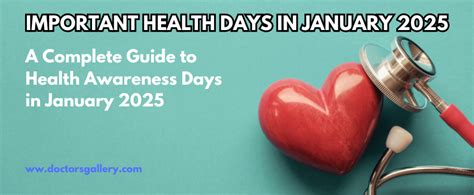 Your Month-by-Month Guide to Health Awareness Observances in 2025