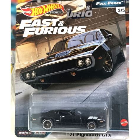 Hot Wheels Plymouth GTX Fast N Furious Premium Shopee Malaysia