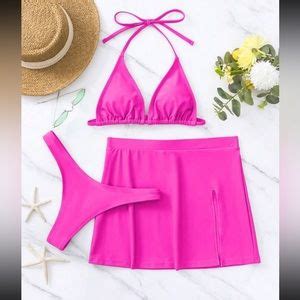 Swim Boho Pieces Bikini Swimsuit And Skirt Cover Up Set Poshmark