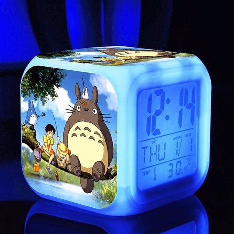 Totoro Clock - LED Digital Alarm Clock | Alarm clock, Digital alarm ...