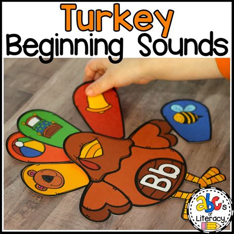 Turkey Beginning Sounds Sort – ABC's of Literacy