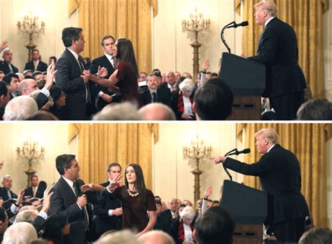 White House Bars Cnn Reporter After Verbal Duel With Trump