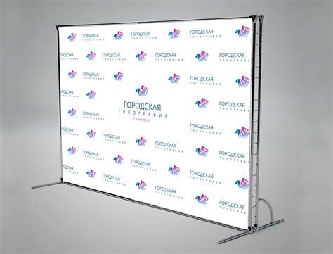 Как прикрепить баннер к стене - 88 фото