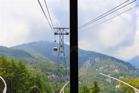 Cabin of the Cable Car Lift To Mount Stock Photo - Image of province, kemer: 265280512