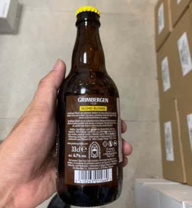 Bia Grimbergen Blonde Chai Bia Tu Vi N B Vol Chai Ml