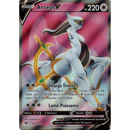 Arceus V Eb Stars Tincelantes Swsh Carte Pok Mon L