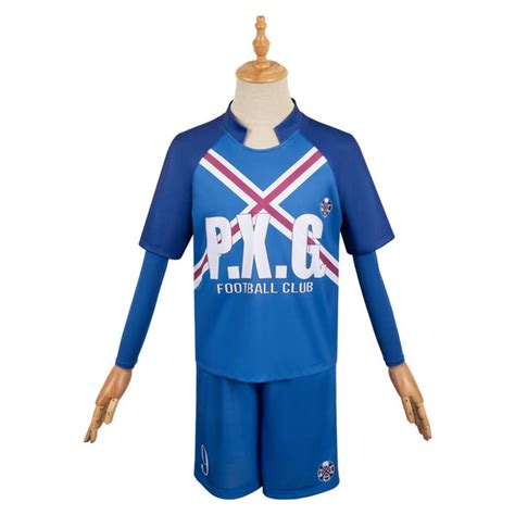Blue Lock Rin Itoshi Blue Team Uniform Cosplay Costume Outfits Hallowe