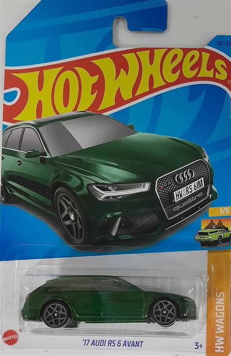 Hot Wheels Wagons 17 Audi RS 6 Avant Universo Hot Wheels