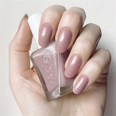 Sheer Nude Shimmer Essie Gel Couture Nail Polish Last Nightie Beauty Personal Care