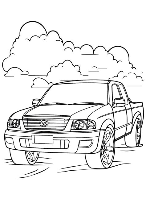 40 Mazda Coloring Pages ColoringPagesOnly