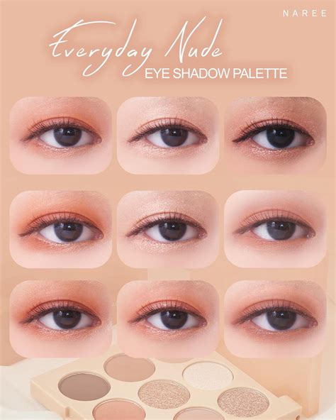 Naree Everyday Nude Eye Shadow Palette Shopee Thailand