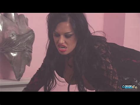 Busty Brunette Vampire Masturbating With A Slim Blonde On The Couch XVIDEOS