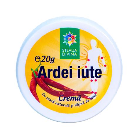 Crema Ardei Iute 20g Steaua Divina Farmacia Tei Online