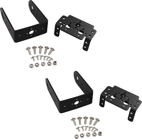 Jopto 2 Set Servo Motor Bracket 2 Dof Short Pan And Tilt Servos