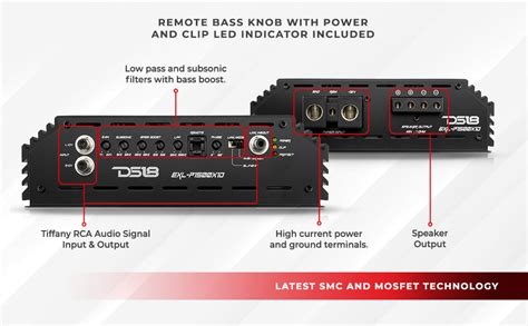 Ds18 Exl P1500x1d 1 Channel Class D Car Amplifier 1500 Watts Rms 1