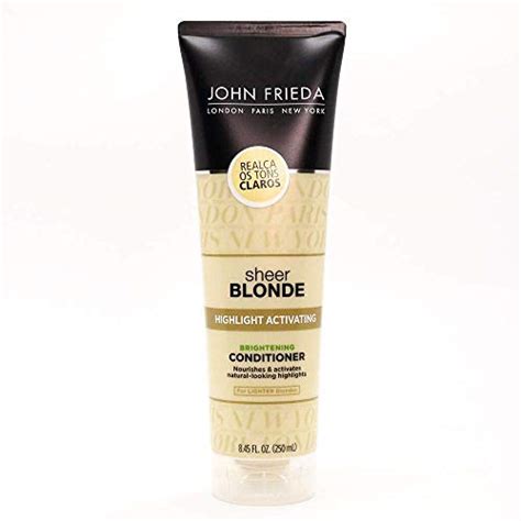 John Frieda Sheer Blonde Highlight Activating Enhancing Conditioner For Lighter Blondes 8 45