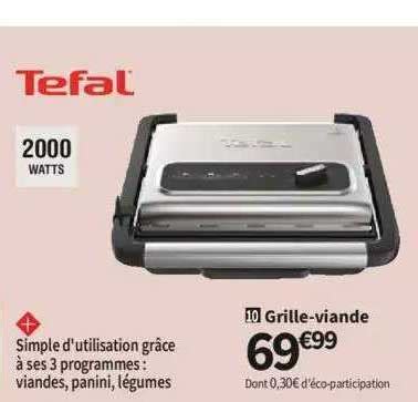 Promo Tefal Grille Viande Chez Conforama Icatalogue Fr