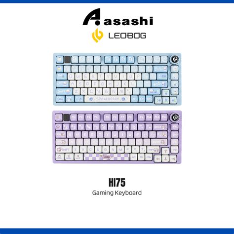 Leobog Hi Mechanical Keyboard Keys Wired Hot Swap Rgb Gasket Nimbus Switch V With Knob