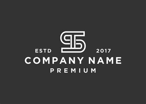 Premium Vector Letter St Logo Design Vector Illustration Template