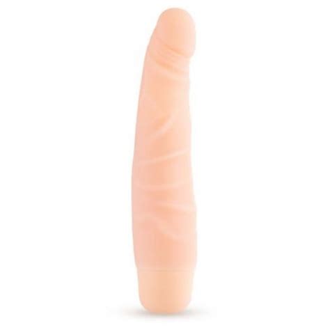 Silicone Willy Slim 6 5 Vibrating Dildo Vanilla Sex Toys At Adult