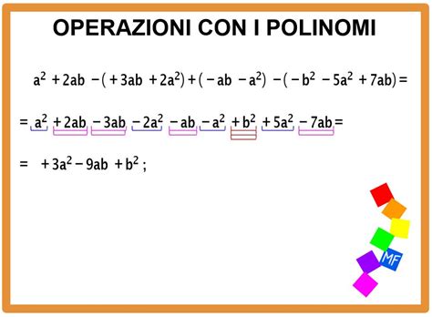 Operazioni Con I Polinomi Matematica Facile