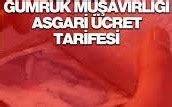 G Mr K M Avirli I Ve Ygm Asgari Cret Tarifesi Artis