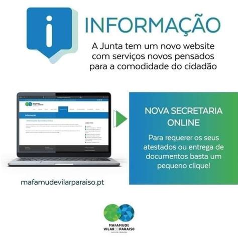 Secretaria Online Junta De Freguesia De Mafamude E Vilar Do Para So