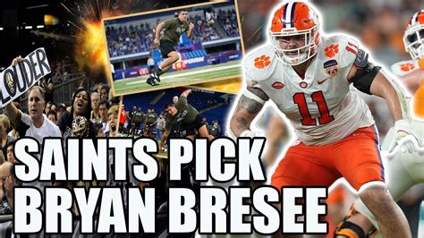 Saints Draft Bryan Bresee With The 29th Pick In The 1st Round Off The