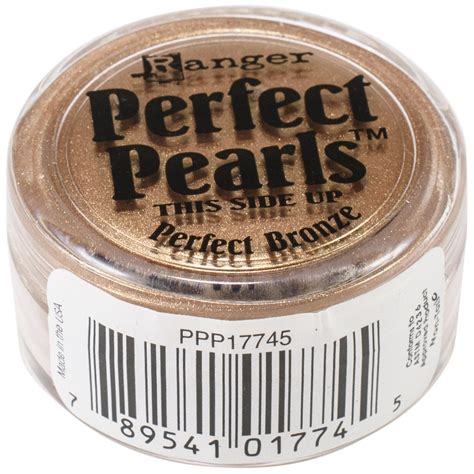 Ranger Perfect Pearls Pigment Powder Oz Bronze Stencils Forms