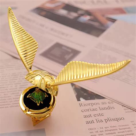 Caja De Anillo De Snitch Dorado De Harry Potter Mercadolibre