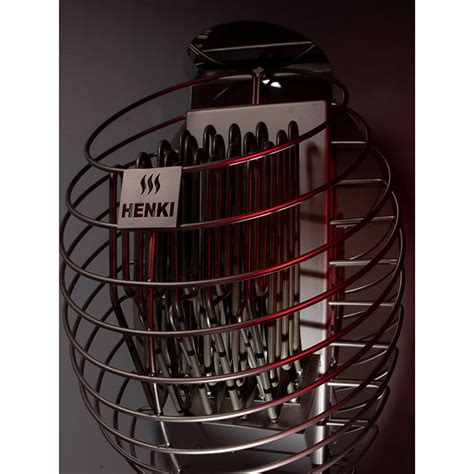 Электрическая печь для бани и сауны Henki Nest Black, черная, 10 кВт ...