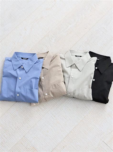 maillot mature マイヨマチュア TC S Regular Shirt コットンシルクレギュラーシャツ MAS