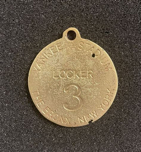 S Babe Ruth New York Yankees Locker Tag Metal Locker Tag The