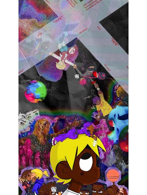 Updated this wallpaper for LUV vs The World 2 : r/liluzivert