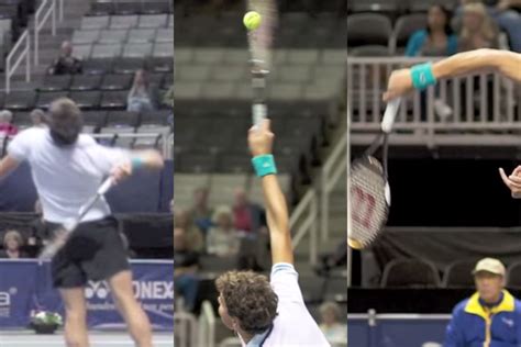 wrist snap   service motion