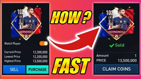 How To Sell Players Faster In Ea Fc Mobile Youtube