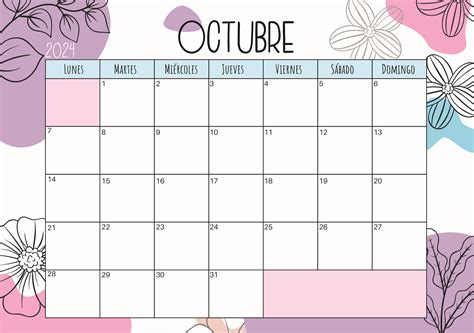 Calendario De Octubre Y Noviembre De 2024 Para Imprimir